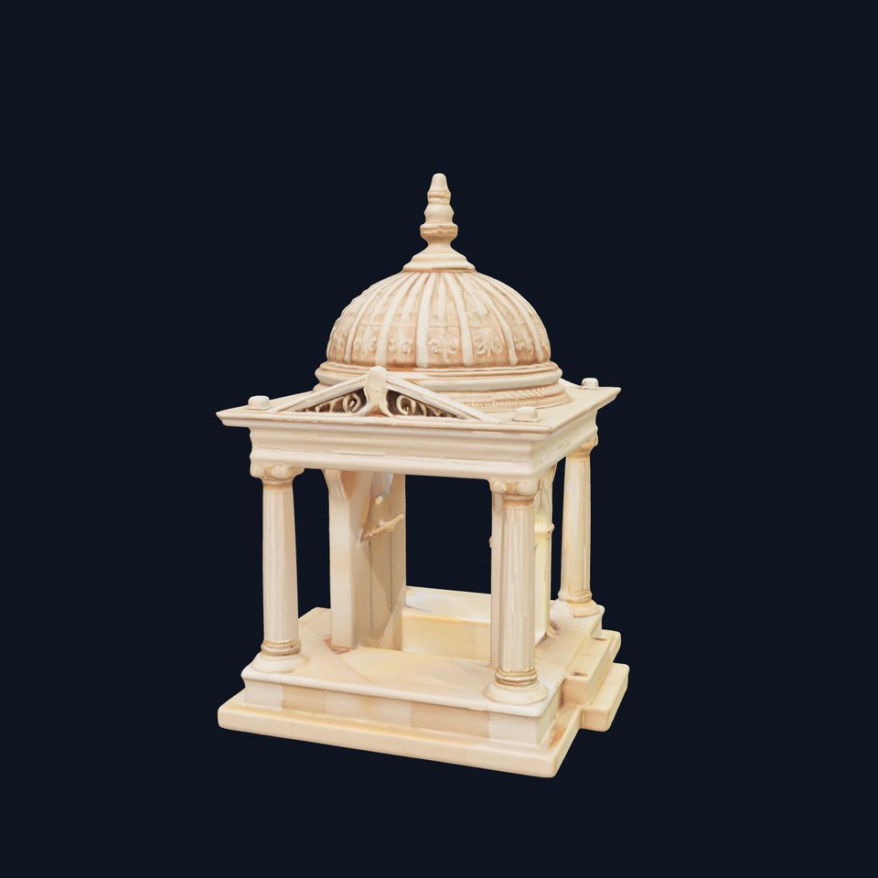 Classical Stone Pavilion Model Pack